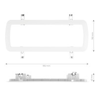 Ledvion Recessed Frame for LED Emergency Light - Model LVE10001