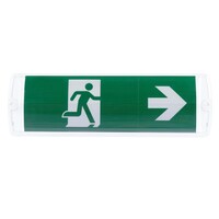 Ledvion 3-in-1 Stickers for LED Emergency Light - Fire Exit Sign - Model LVE10001