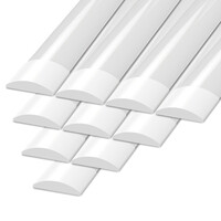 Ledvion 10x 5ft LED Batten - Samsung LED - 40W - 5600lm - 4000K - Cool White - Twin - Slimline - 5 Year Warranty