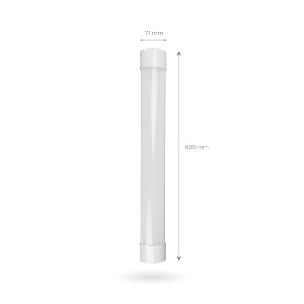 Ledvion 5x 2ft LED Batten - Samsung LED - 15W - 2100lm - 4000K - Cool White - Twin - Slimline - 5 Year Warranty