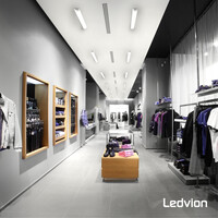 Ledvion 10x 2ft LED Batten - Samsung LED - 15W - 2100lm - 4000K - Cool White - Twin - Slimline - 5 Year Warranty