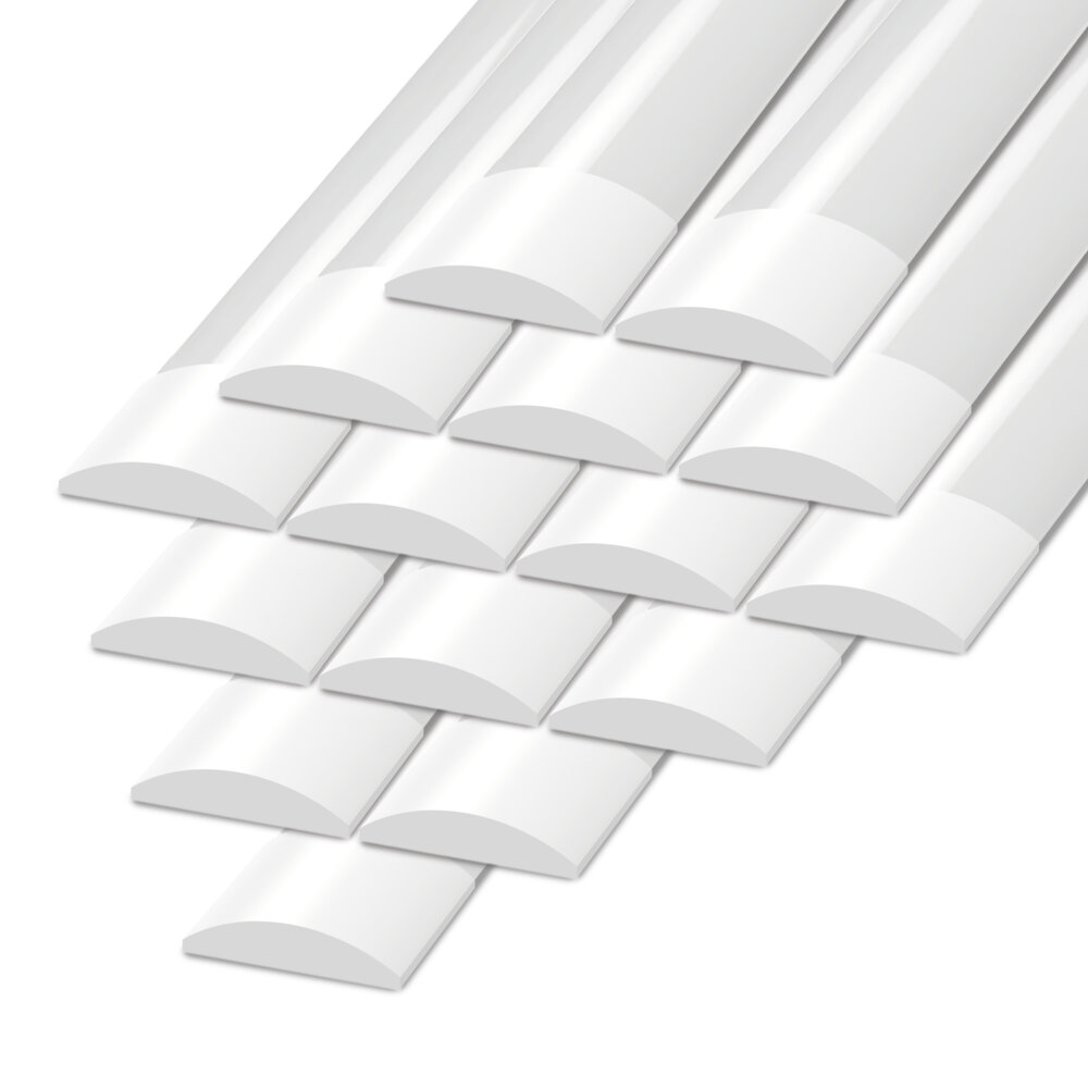 Ledvion 15x 2ft LED Batten - Samsung LED - 15W - 2100lm - 4000K - Cool White - Twin - Slimline - 5 Year Warranty