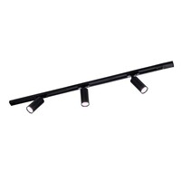 Ledvion 1m Smart LED Track Lighting - 3 Track Spotlights - 4.9W - RGB+CCT - Dimmable - Black - Single Circuit