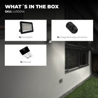Ledvion LED Floodlight 200W - Osram LED - IP65 - 6500K - 24.000 Lumen - 5 Year Warranty