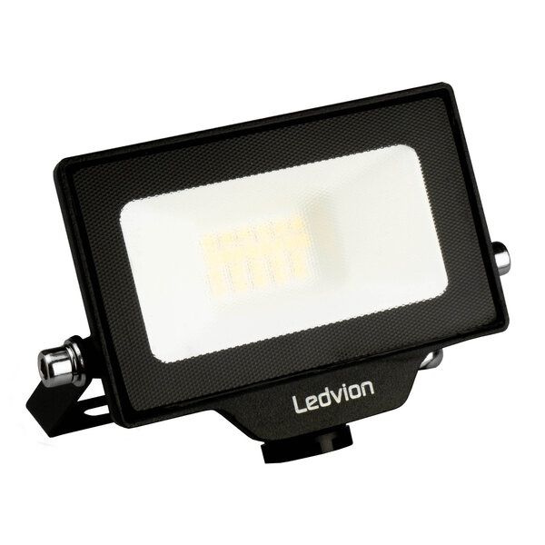 Ledvion LED Floodlight 10W - Osram LED - IP65 - 4000K - Cool White - 1100 Lumen