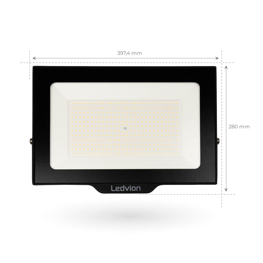 Ledvion LED Floodlight 200W - Osram LED - IP65 - 4000K - Cool White - 24.000 Lumen