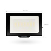 Ledvion LED Floodlight 200W - Osram LED - IP65 - 4000K - Cool White - 24.000 Lumen