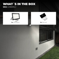 Ledvion LED Floodlight 200W - Osram LED - IP65 - 4000K - Cool White - 24.000 Lumen
