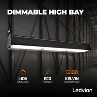 Ledvion LED Linear High Bay 200W - Philips Lumileds - 6000K - IP65 - Dimmable - 175lm/W - 5 Year Warranty