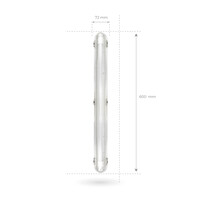 Ledvion 2ft LED Batten with PIR Sensor - 7W - 6500K - Daylight - T8 Fixture - IP65 - Single - Non Corrosive