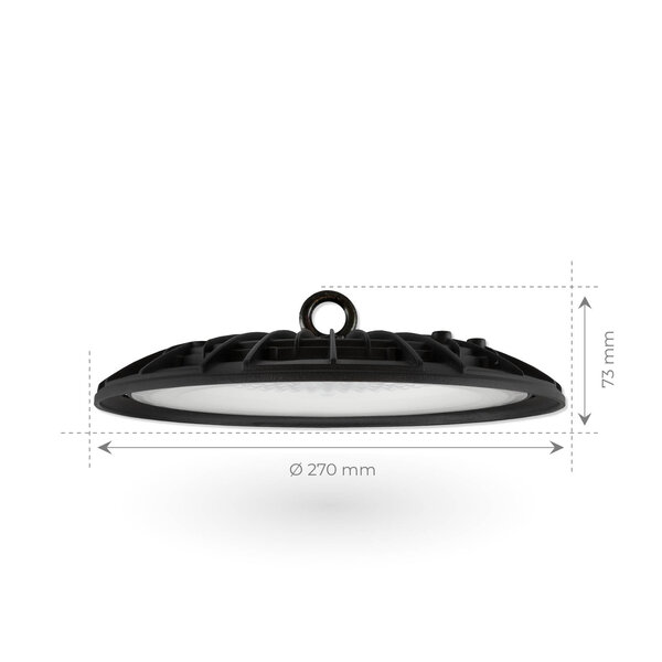 Ledvion LED High Bay 100W - Osram LED - 3000K - IP65 - 110lm/W - 90° - 2 Year Warranty