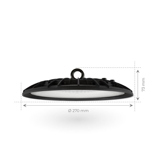 Ledvion LED High Bay 100W - Osram LED - 4000K - IP65 - 110lm/W - 90° - 2 Year Warranty
