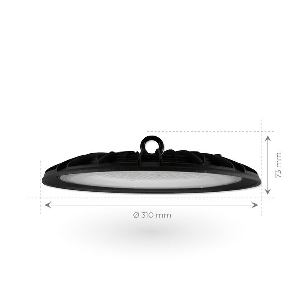 Ledvion LED High Bay 150W - Osram LED - 6000K - IP65 - 110lm/W - 90° - 2 Year Warranty