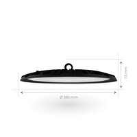 Ledvion LED High Bay 200W - Osram LED - 6000K - IP65 - 110lm/W - 90° - 2 Year Warranty
