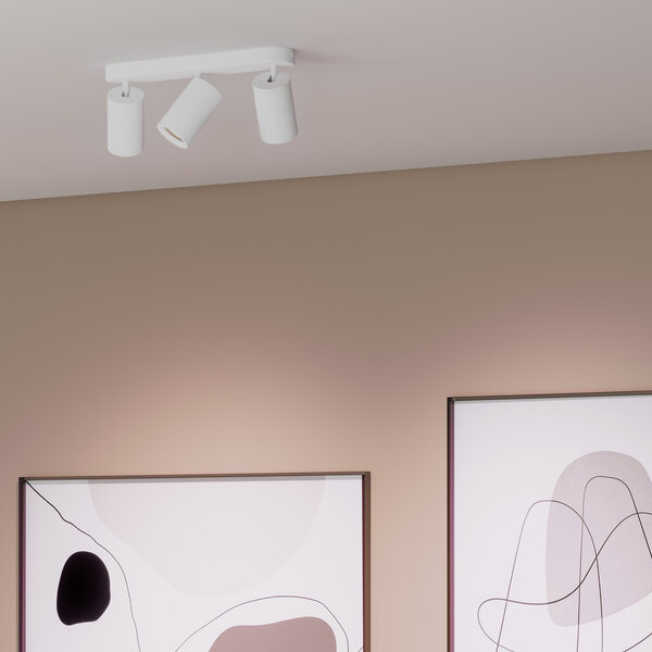 Ledvion LED Ceiling Spotlight With 3 Lights - GU10 - Dimmable - Adjustable - White