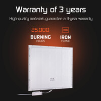 Ledvion 6x LED Panel 60x60 - 36W - 100 Lm/W - 4000K - Flicker Free - UGR <22 - 3 Year Warranty