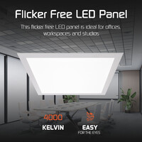 Ledvion Lumileds LED Panel 30x30 - 12W - 125 Lm/W - 4000K - 5 Years Warranty