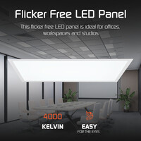 Ledvion Lumileds LED Panel 60x30 - 20W - 125 Lm/W - 4000K - 5 Years Warranty