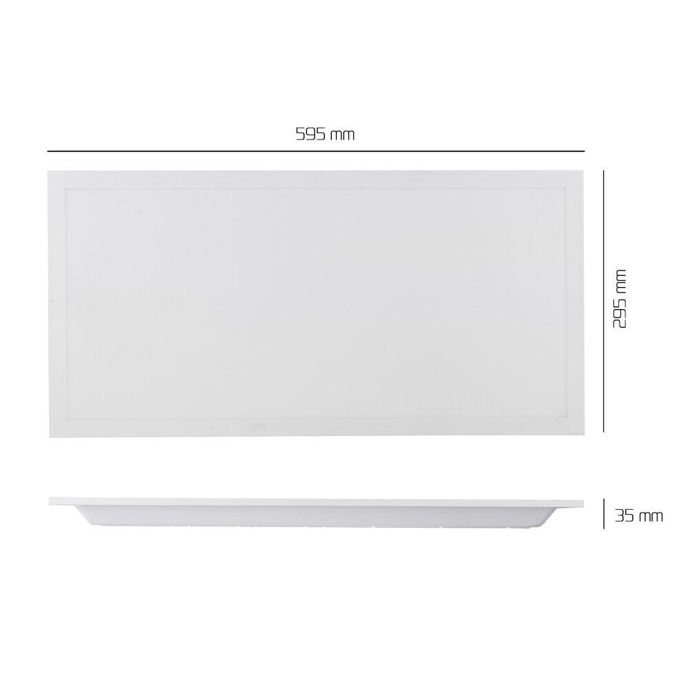 Ledvion Lumileds LED Panel 60x30 - 20W - 125 Lm/W - 4000K - 5 Years Warranty