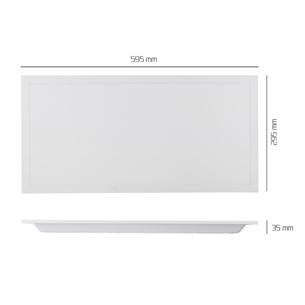 Ledvion Lumileds LED Panel 60x30 - 20W - 125 Lm/W - 4000K - 5 Years Warranty