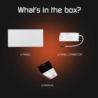 Ledvion Lumileds LED Panel 60x30 - 20W - 125 Lm/W - 6500K - 5 Years Warranty