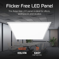 Ledvion Lumileds LED Panel 62x62 - 36W - 125 Lm/W - 4000K - 5 Years Warranty