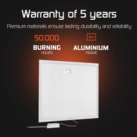 Ledvion Lumileds LED Panel 62x62 - 36W - 125 Lm/W - 4000K - 5 Years Warranty