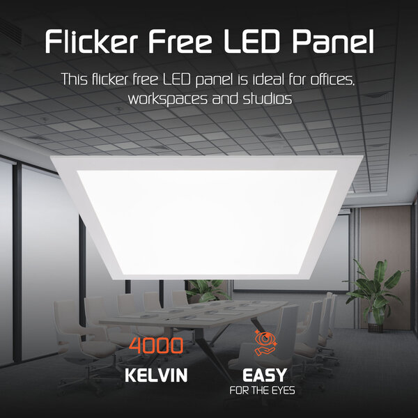 Ledvion Lumileds LED Panel 30x30 - 12W - 125 Lm/W - 4000K - 5 Years Warranty - Incl. Dimmable LED Driver