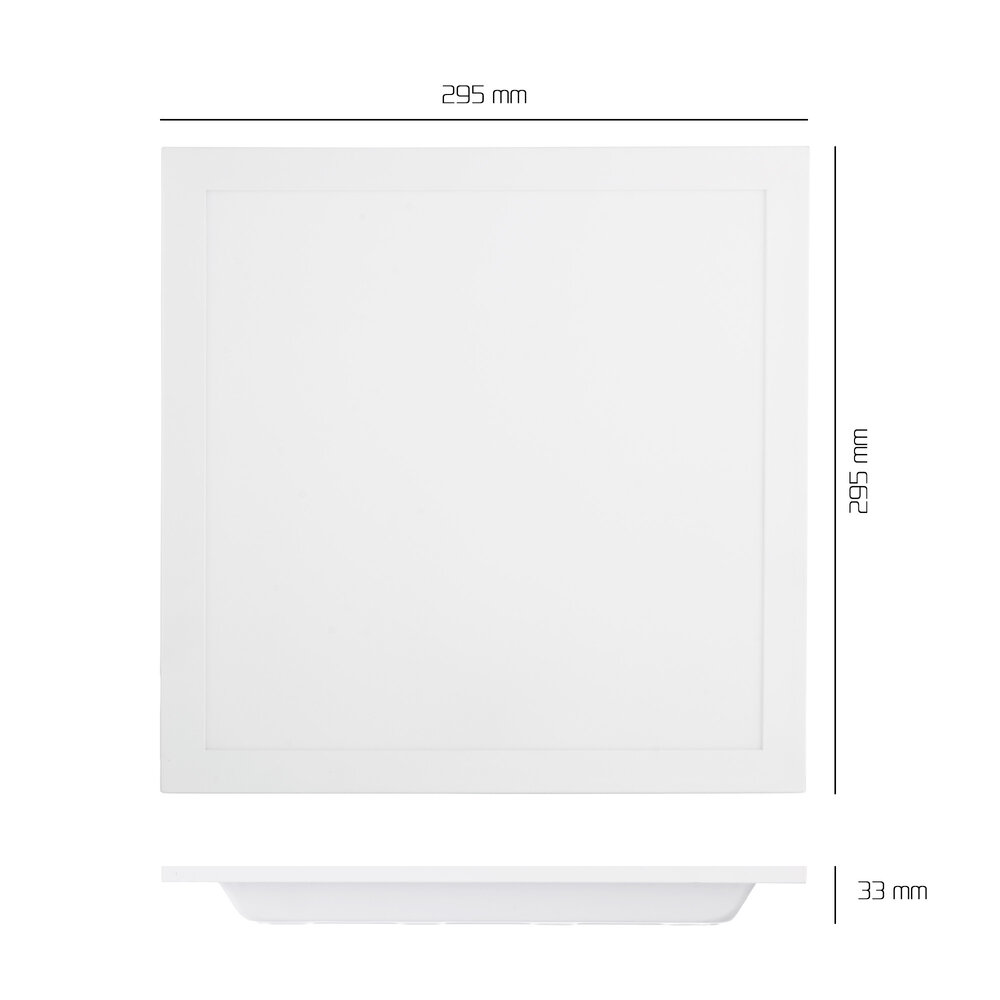 Ledvion Lumileds LED Panel 30x30 - 12W - 125 Lm/W - 4000K - 5 Years Warranty - Incl. Dimmable LED Driver