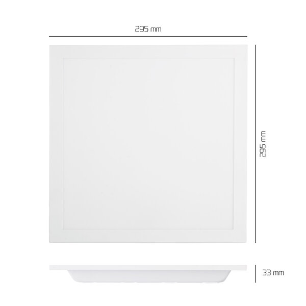 Ledvion Lumileds LED Panel 30x30 - 12W - 125 Lm/W - 4000K - 5 Years Warranty - Incl. Dimmable LED Driver