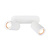 LED Ceiling Spotlight With 2 Lights - 3W - Cool White - Dimmable - Adjustable - White