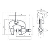 DELTA Universelle Schraubklemme 1500 kg
