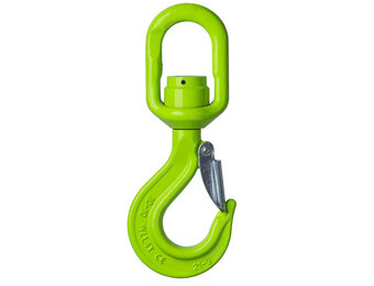 Güteklasse 10 Wirbel-Lasthaken mit Hakensicherung mit Kugellager 2,5 Tonnen