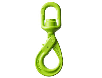 Güteklasse 10 Selbstschließender Wirbel-Lasthaken mit Kugellager 2,5 Tonnen