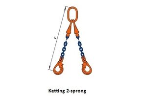 pewag Güteklasse 10 Anschlagkette 2-Strang 6 mm