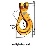 pewag Güteklasse 10 Anschlagkette 4-Strang 13 mm 14.000 kg