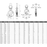 Terrier 2 TS-R vertikale Plattenklemme für Edelstahl