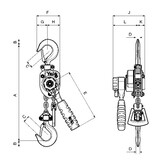 Yale Handy Hebelzug 500 kg
