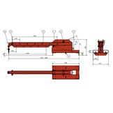Gabelstaplerkranarm 5000 -1000 kg verstellbar