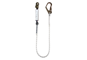 HORUS SAFETY Sicherheitsleine mit Gerüsthaken und Automatikhaken, 2 Meter