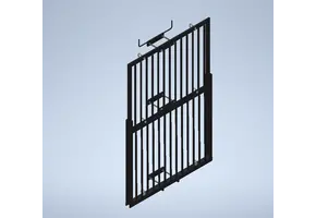 Ausziehbares Sicherheitsgitter für Palettenhaken