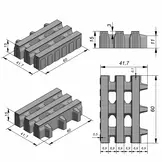 Klemmfüße für Aviena Straight P0056  (PMU3)