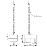 Gabelstaplerhaken 2500 kg
