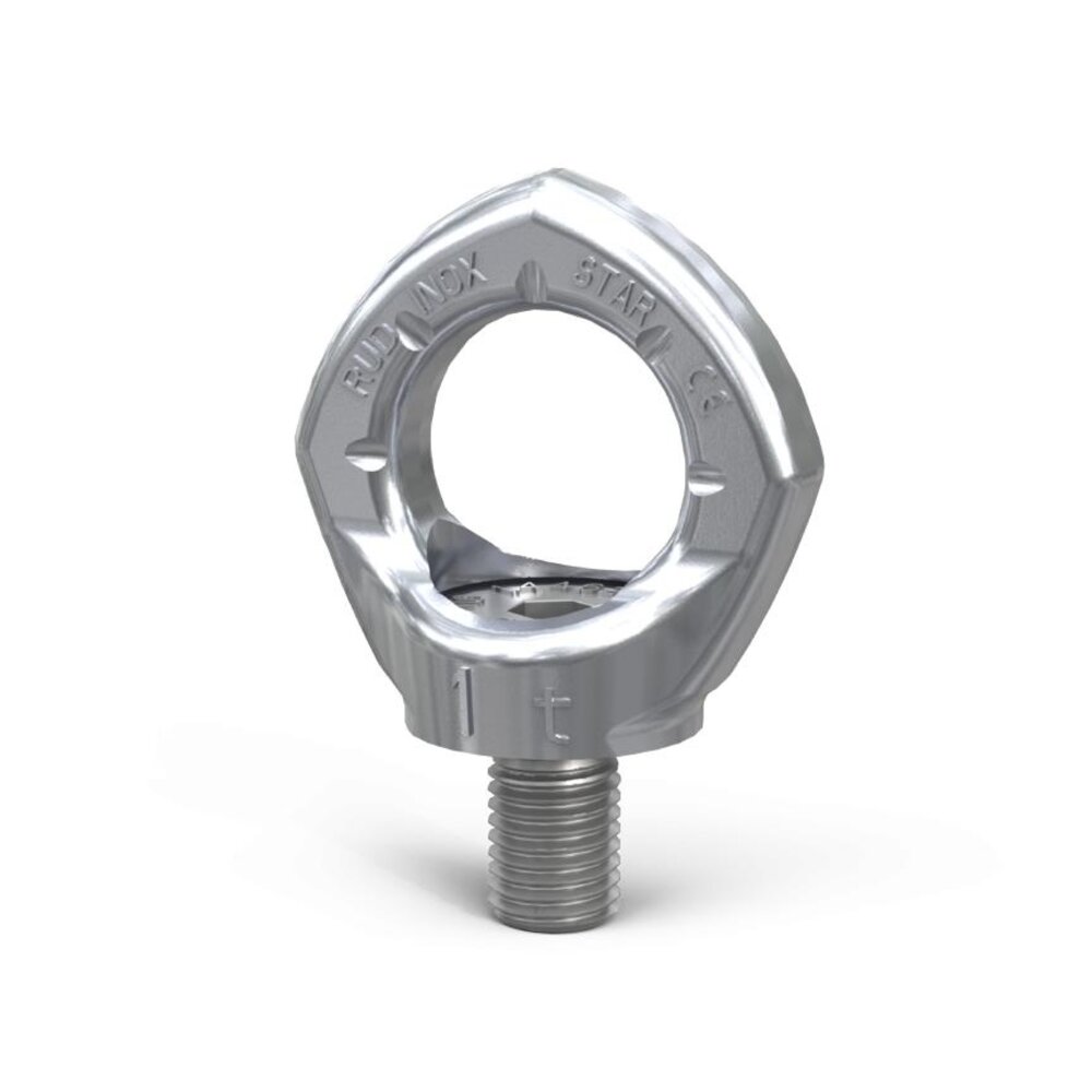 Collapsable Rud Make Rings RUD Drehbare Ringschraube INOX-Star, Edelstahl - Hebetechnik-Spezialist