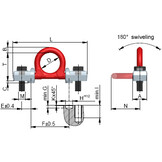 RUD Ringbock Gewinde RBG Güteklasse 8
