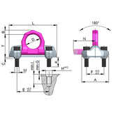 RUD Ringbock Gewinde VRBG Güteklasse 10