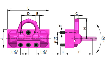 RUD Ringbock VRBG-FIX auf Platte Güteklasse 10