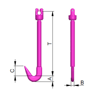 RUD Güteklasse 10 RUD VIP VBMHWA Baustahlmattenhaken