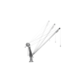 Davit Drehkran 900kg. 2 meter Länge