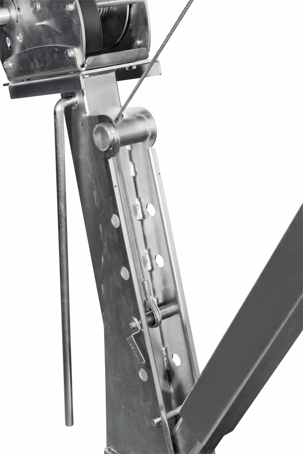 Davit Drehkran 900kg. 2 meter Länge